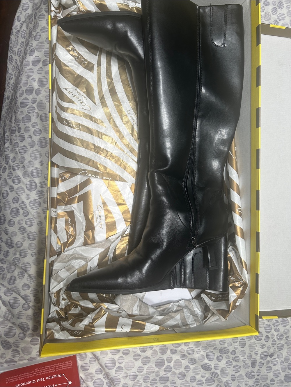 Circus by Sam Edelman Black Over-the-Knee Pointed Toe Boots